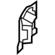 Volvo 31425128 Lower Retainer, Driver Side