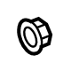 Volvo 987282 License Bracket Retainer Nut