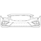 Volvo 36010704 Bumper Cover, Crystal White Volvo 36010704 Bumper Cover, Crystal White