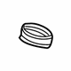 Volvo 9155702 Lower Hose Seal, Rubber Volvo 9155702 Lower Hose Seal, Rubber