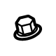 Volvo 31109304 Flange Lock Nut