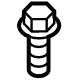 Volvo 982927 Hinge Bolt