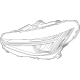 Volvo 32140435 Headlamp Assembly, Driver Side