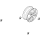 Volvo 31471556 Wheel, Alloy, Black, Aluminium
