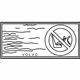 Volvo 9454148 Air Bag Label Volvo 9454148 Air Bag Label