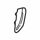 Volvo 9451892 Center Pillar Trim Lower Cover, Beige, Passenger Side