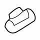 Volvo 30753542 Side Rail Seal, Driver Side Volvo 30753542 Side Rail Seal, Driver Side
