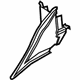 Volvo 31323558 Upper Guide, Driver Side