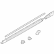 Volvo 39882946 Rocker Molding, Driver Side Volvo 39882946 Rocker Molding, Driver Side