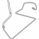 Volvo 9140001 Power Steering Return Hose Volvo 9140001 Power Steering Return Hose