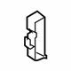 Volvo 8618626 Fuel Door Clip Volvo 8618626 Fuel Door Clip