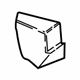 Volvo 8663731 Upper Seal, Driver Side Volvo 8663731 Upper Seal, Driver Side