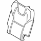 Volvo 39824786 Seat Back Cover, Charcoal, Driver Side Volvo 39824786 Seat Back Cover, Charcoal, Driver Side