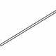 Volvo 31425998 Belt Molding, Gloss Black, Driver Side Volvo 31425998 Belt Molding, Gloss Black, Driver Side