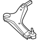 Volvo 31317663 Lower Control Arm, Driver Side