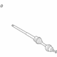 Volvo 36003640 Axle Assembly, Passenger Side