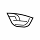 Volvo 39896882 Handle, Inside, Black, Driver Side