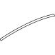Volvo 31108890 Window Molding, Driver Side Volvo 31108890 Window Molding, Driver Side