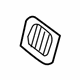 Volvo 39899563 Grille, Brown, Driver Side