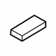 Volvo 3540111 Rear Pillar Trim Pad, Plastic Volvo 3540111 Rear Pillar Trim Pad, Plastic