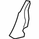 Volvo 6841687 Bolster, Passenger Side Volvo 6841687 Bolster, Passenger Side