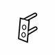 Volvo 9151395 Face Bar Stud Plate