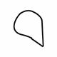 Volvo 39816423 Headrest Cover, Black