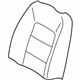 Volvo 31446568 Seat Back Cover, Passenger Side Volvo 31446568 Seat Back Cover, Passenger Side