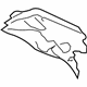 Volvo 1281828 Upper Quarter Trim Cover Plate, Driver Side Volvo 1281828 Upper Quarter Trim Cover Plate, Driver Side