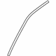 Volvo 31108900 Window Molding, Driver Side Volvo 31108900 Window Molding, Driver Side