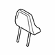 Volvo 31467351 Headrest, Charcoal Volvo 31467351 Headrest, Charcoal