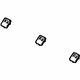 Volvo 39822057 Package Tray Trim Cover, Black