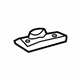 Volvo 9198289 Upper Trim Panel Cap, Beige