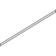 Volvo 32229688 Belt Molding, Driver Side