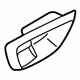 Volvo 39875056 Handle Bezel, Brown, Driver Side Volvo 39875056 Handle Bezel, Brown, Driver Side