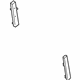 Volvo 39987474 Nozzle, Black, Driver Side Volvo 39987474 Nozzle, Black, Driver Side