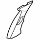 Volvo 31354098 Upper Center Pillar Trim, Driver Side