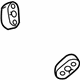 Volvo 30645089 Center Insulator Volvo 30645089 Center Insulator