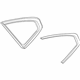 Volvo 31108782 Quarter Glass, Driver Side